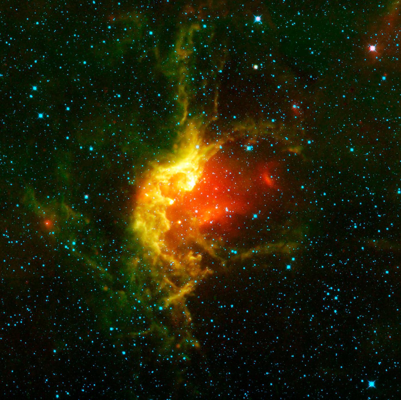 Open star cluster NGC 7380. Original from NASA. Digitally enhanced by rawpixel. Open star cluster NGC 7380. Original from NASA. Digitally enhanced by rawpixel.