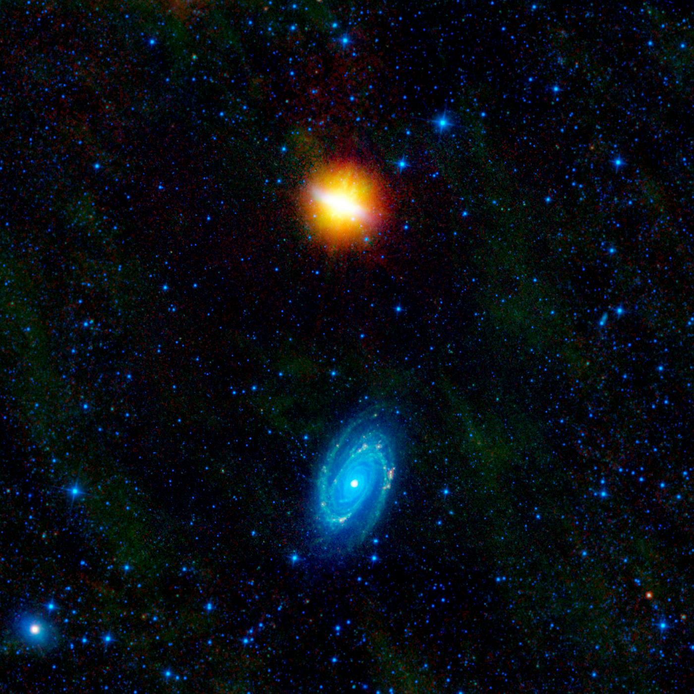 Pair of Dancing Galaxies. Original from NASA. Digitally enhanced by rawpixel. Pair of Dancing Galaxies. Original from NASA. Digitally enhanced by rawpixel.