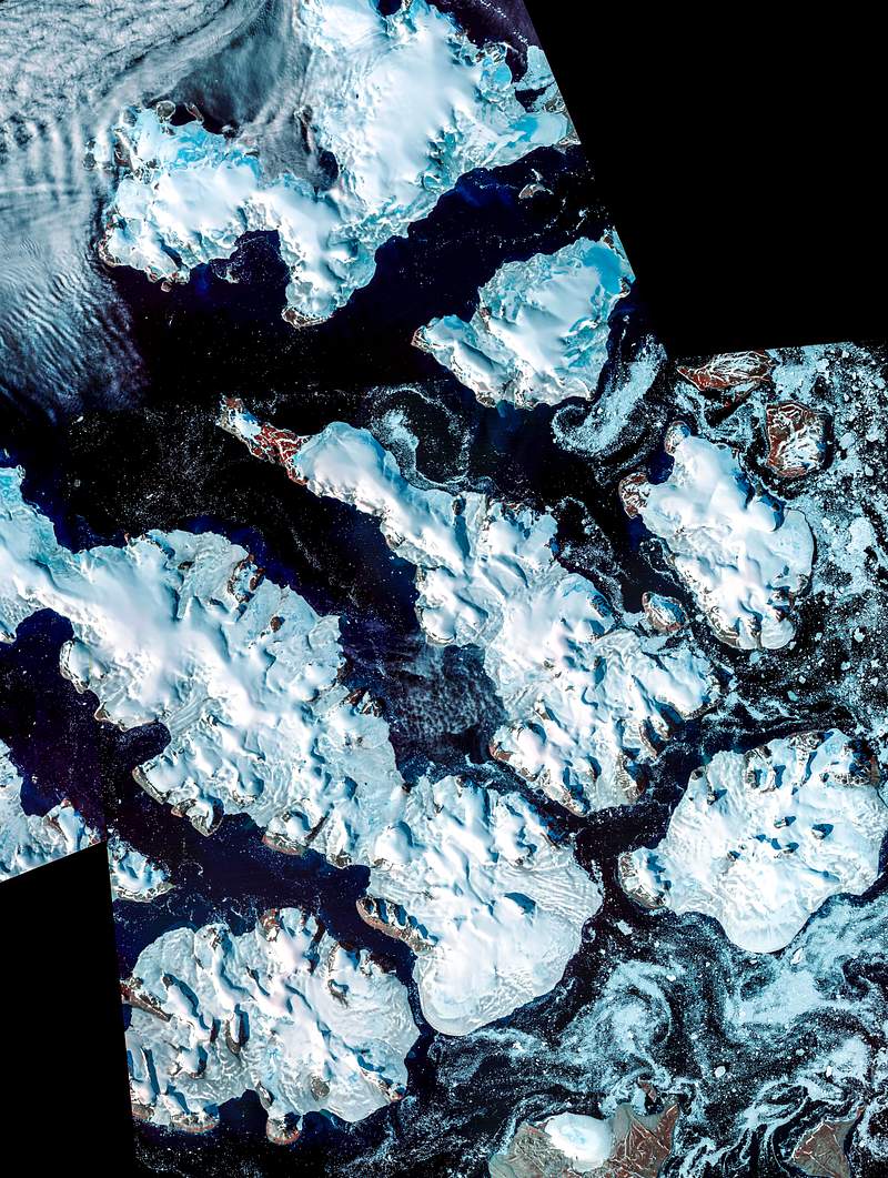 Image from NASA's Terra spacecraft of Franz Josef Land, an archipelago in the far north of Russia. Original from NASA. Digitally enhanced by rawpixel. Image from NASA's Terra spacecraft of Franz Josef Land, an archipelago in the far north of Russia. Original from NASA.…