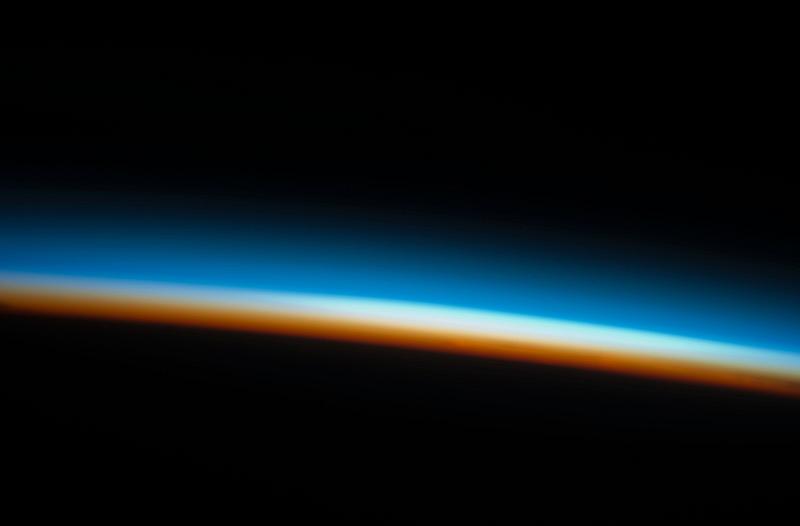 Sunrise from space Sunrise taken by the STS-133 crew on March 7, 2011. Original from NASA. Digitally enhanced by rawpixel.