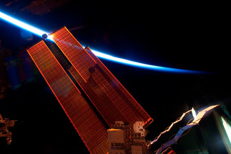 Solar array wings International Space Station solar array wings. Original from NASA. Digitally enhanced by rawpixel.