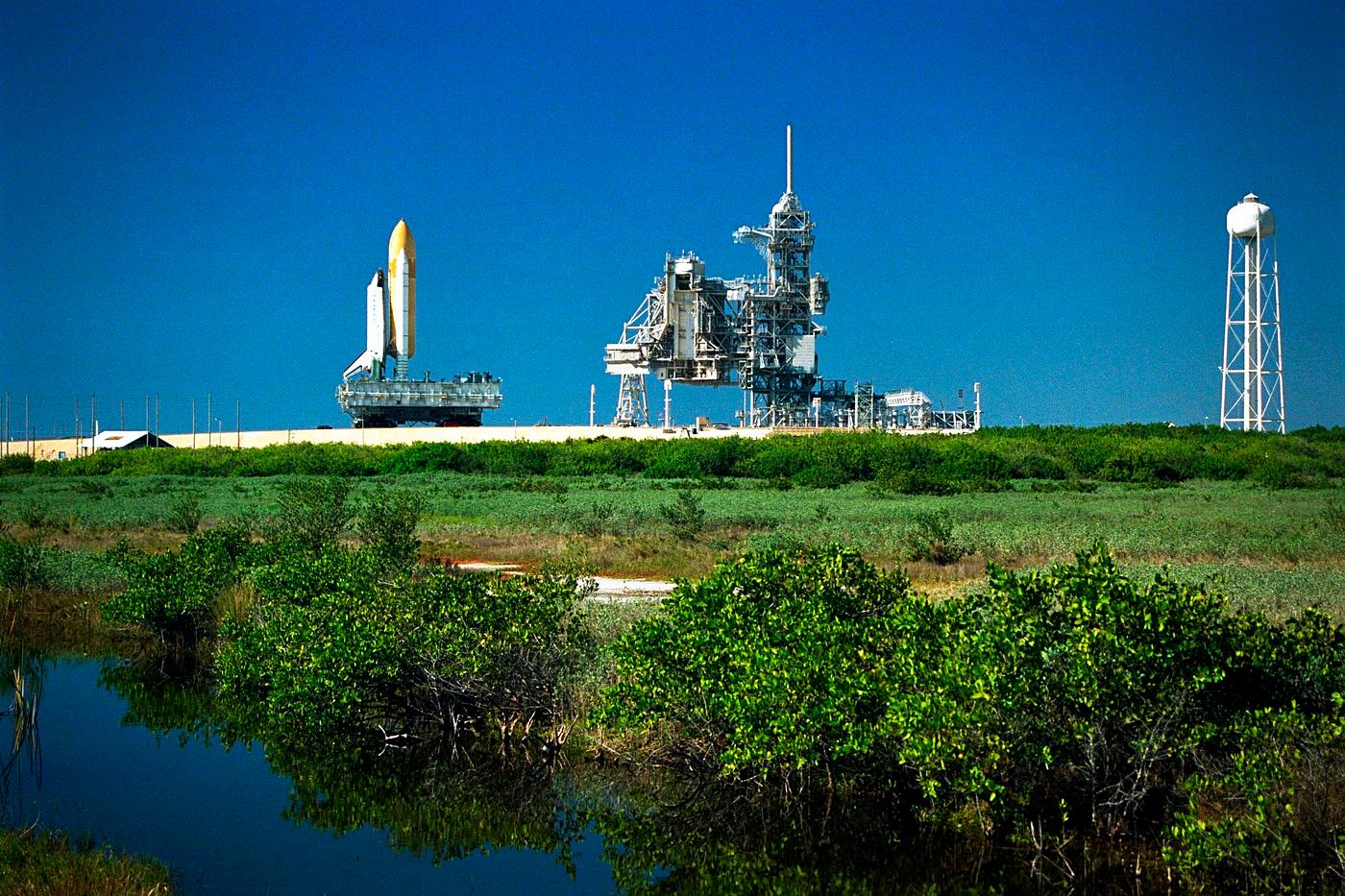 The Space Shuttle Endeavour rolls out to Launch Pad 39A. Original from NASA. Digitally enhanced by rawpixel. The Space Shuttle Endeavour rolls out to Launch Pad 39A. Original from NASA. Digitally enhanced by rawpixel.