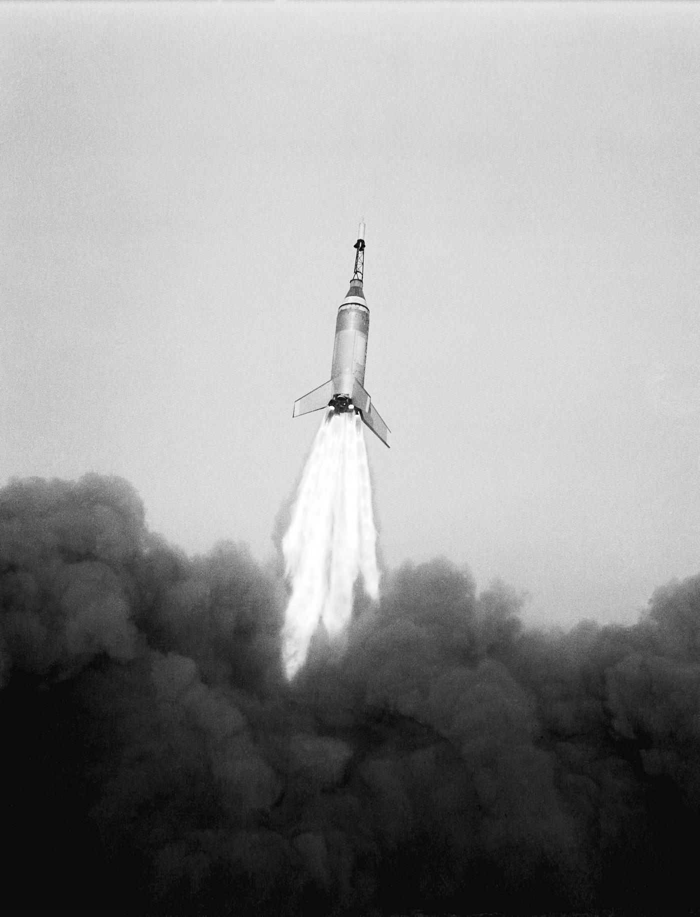 Launching of the LJ6 Little Joe on Oct. 4, 1959 at Wallops Island, Va. Original from NASA. Digitally enhanced by rawpixel. Launching of the LJ6 Little Joe on Oct. 4, 1959 at Wallops Island, Va. Original from NASA. Digitally enhanced by rawpixel.