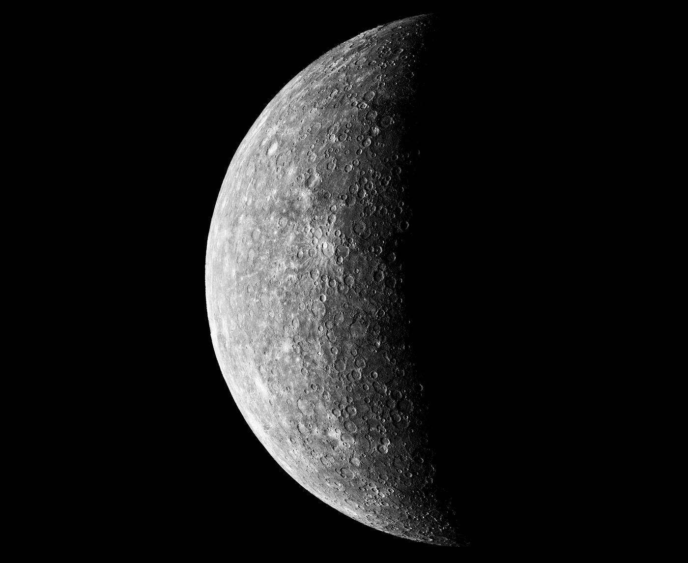 The first image of Mercury acquired by NASA's Mariner 10 in 1974. Original from NASA. Digitally enhanced by rawpixel. The first image of Mercury acquired by NASA's Mariner 10 in 1974. Original from NASA. Digitally enhanced by rawpixel.
