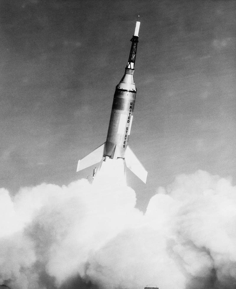 Launch of Little Joe-2 from Wallops Island carrying Mercury spacecraft test article. Original from NASA. Digitally enhanced by rawpixel. Launch of Little Joe-2 from Wallops Island carrying Mercury spacecraft test article. Original from NASA. Digitally enhanced…