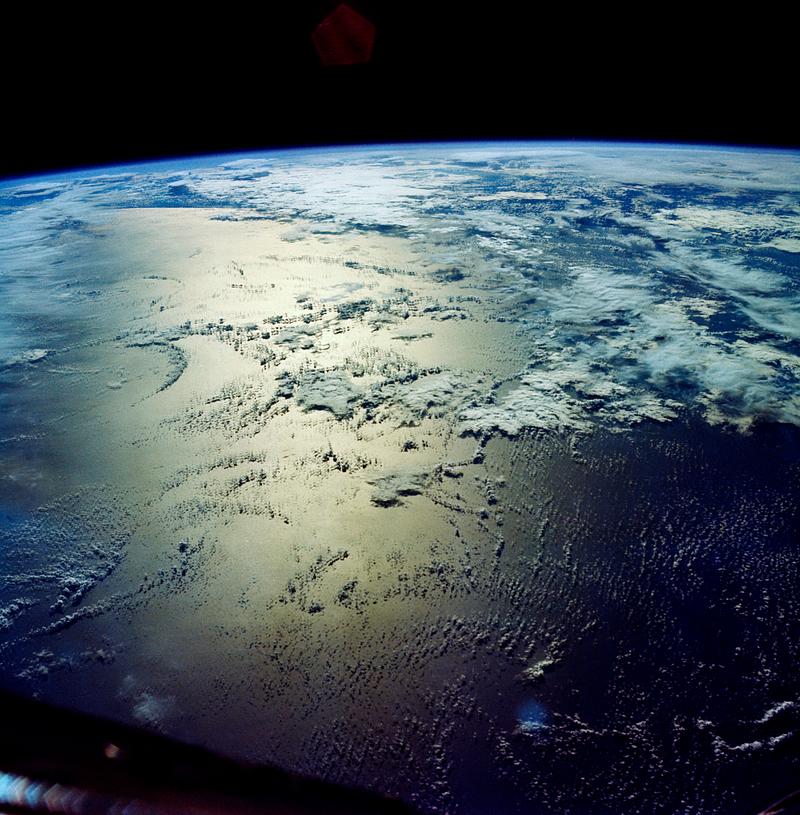 Indian Ocean Area of Indian Ocean just east of the island of Madagascar. Original from NASA. Digitally enhanced by rawpixel.
