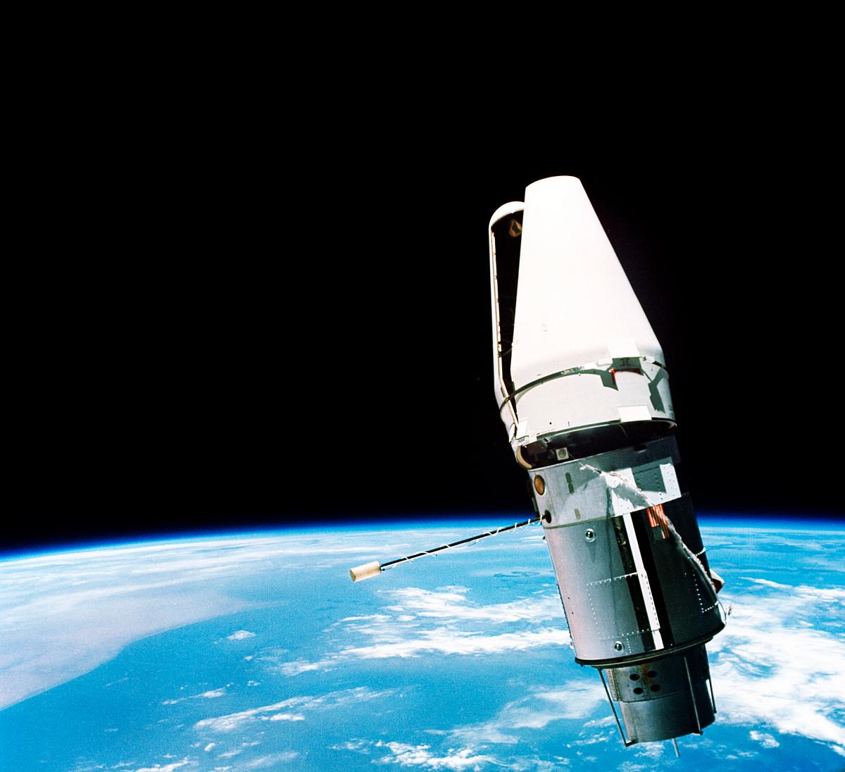 The Augmented Target Docking Adapter.… | Free public domain photo The Augmented Target Docking Adapter. Original from NASA. Digitally enhanced by rawpixel.