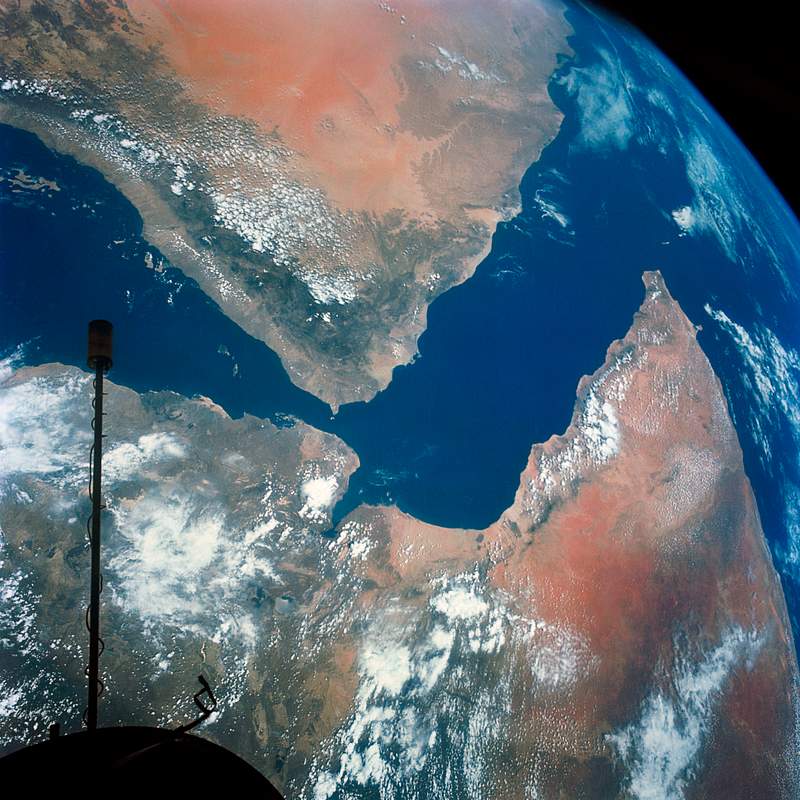 Arabian Peninsula and northeast Africa as seen from the orbiting Gemini-11. Original from NASA. Digitally enhanced by rawpixel. Arabian Peninsula and northeast Africa as seen from the orbiting Gemini-11. Original from NASA. Digitally enhanced by…