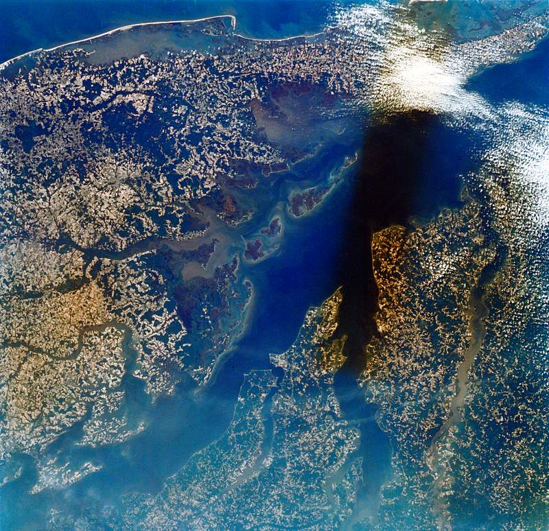 Lower Chesapeake Bay, VA, USA. Original from NASA. Digitally enhanced by rawpixel. Lower Chesapeake Bay, VA, USA. Original from NASA. Digitally enhanced by rawpixel.