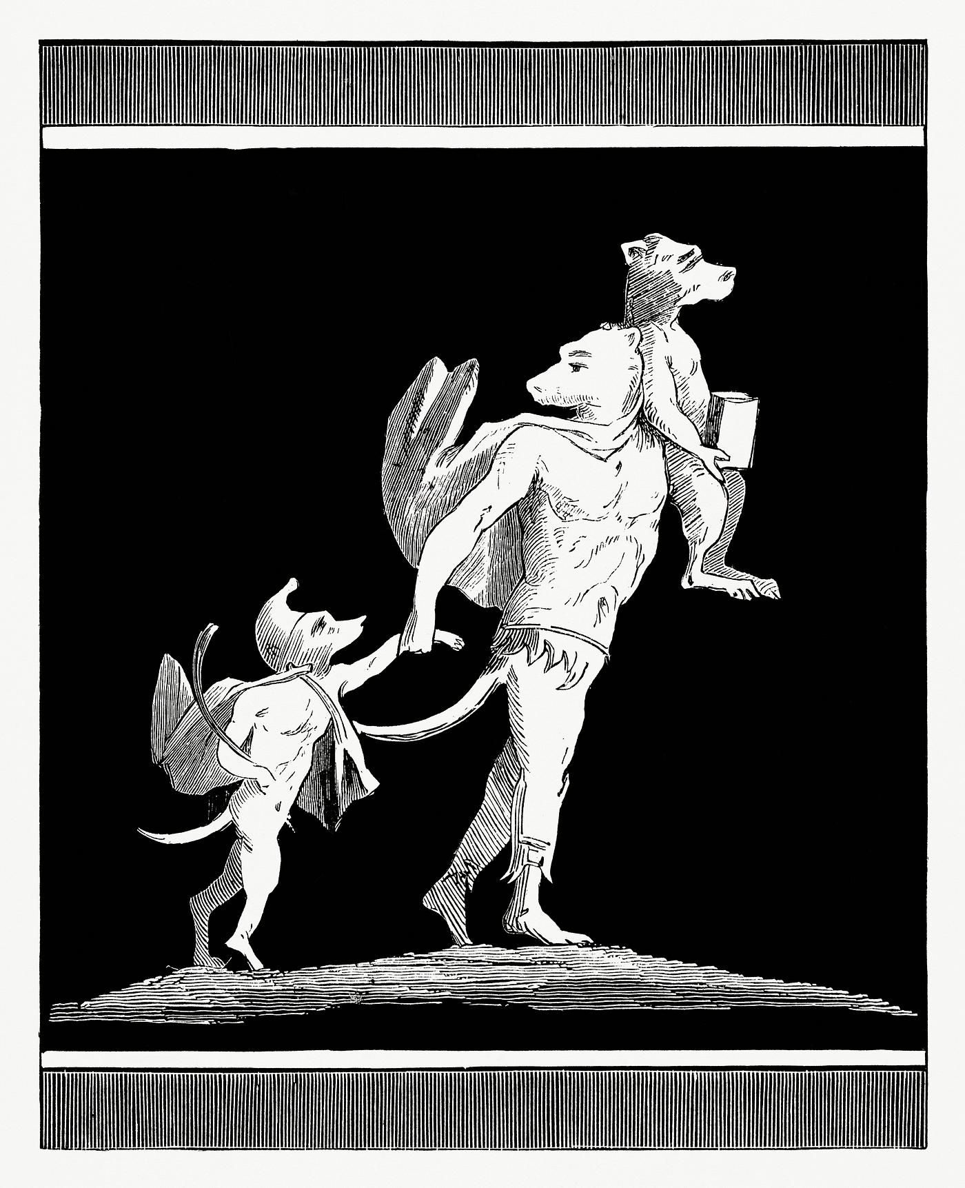 Flight of Enée, Anchise and Ascagne (1862) from Gazette Des Beaux-Arts, a French art review. Digitally enhanced from... Flight of Enée, Anchise and Ascagne (1862) from Gazette Des Beaux-Arts, a French art review. Digitally enhanced from...