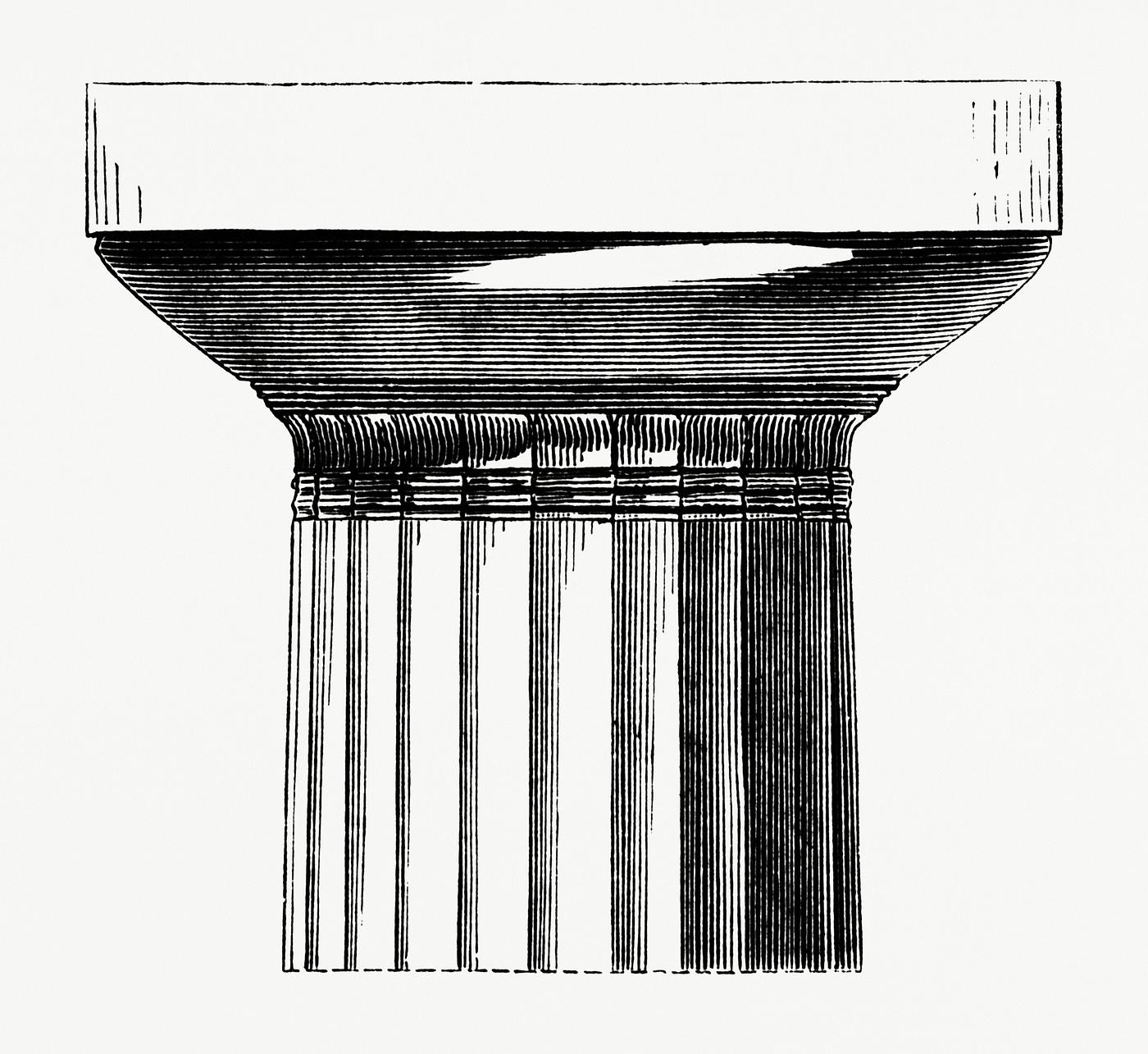 Closeup of a Column Head (1862) from Gazette Des Beaux-Arts, a French art review. Digitally enhanced from our own facsimile... Closeup of a Column Head (1862) from Gazette Des Beaux-Arts, a French art review. Digitally enhanced from our own facsimile...