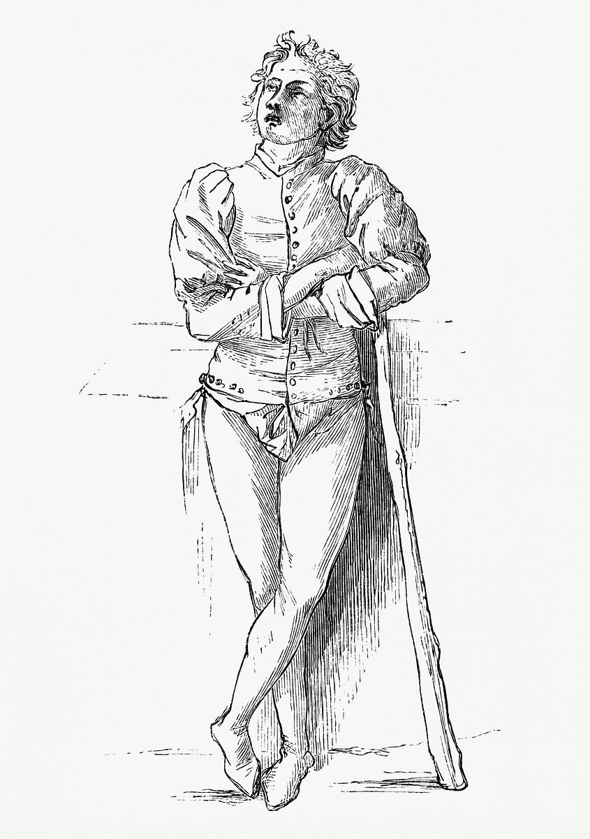Peasant Boy (1862) from Gazette Des Beaux… | Free public domain illustration Peasant Boy (1862) from Gazette Des Beaux-Arts, a French art review. Digitally enhanced from our own facsimile book.