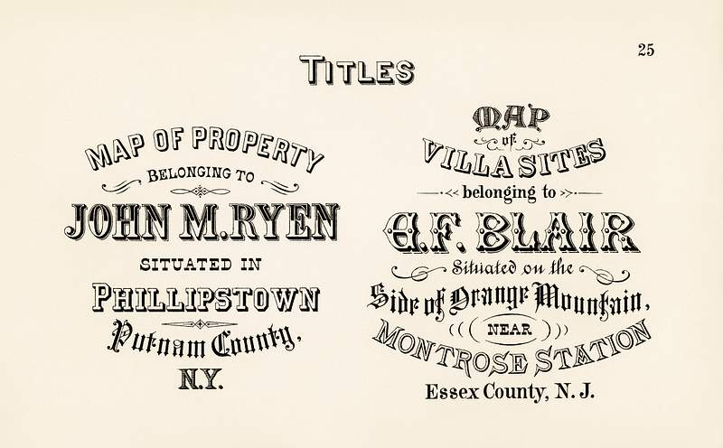 Title fonts from Draughtsman's Alphabets by Hermann Esser (1845–1908). Digitally enhanced from our own 5th edition of…