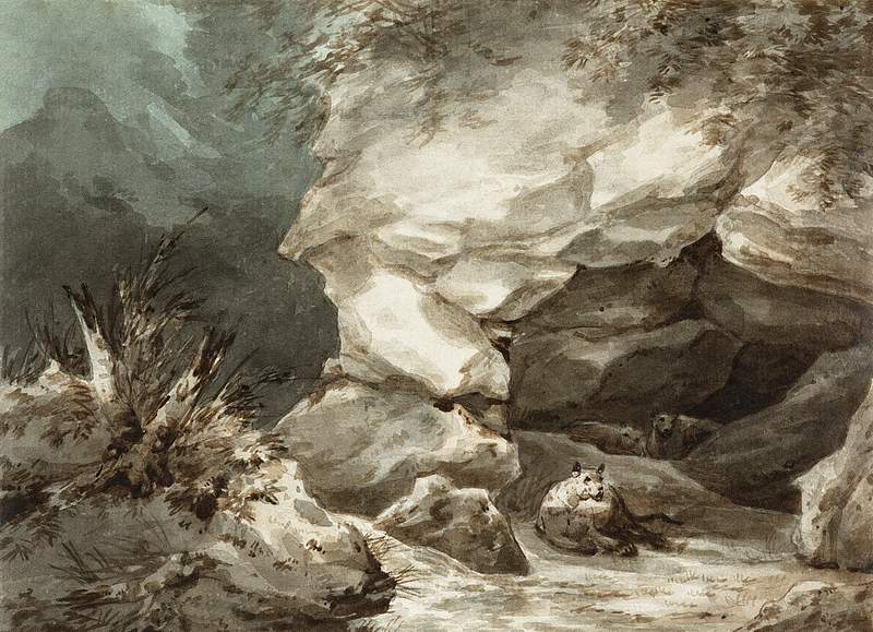 The lair (n.d.) by George Stubbs. Original from Museum of New Zealand. Digitally enhanced by rawpixel.