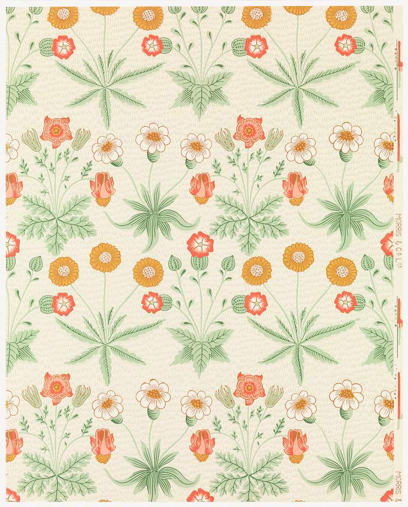 Daisy by William Morris (1834-1896). Original from The MET Museum. Digitally enhanced by rawpixel.