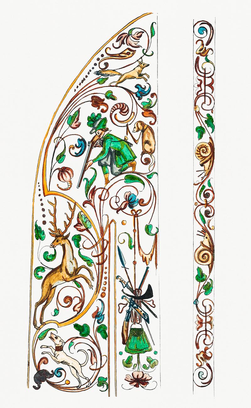 Vintage ornaments from New Modelbüch (1615) by Andreas Bretschneider (1578–1640). Original from The MET Museum. Digitally enhanced by rawpixel. Vintage ornaments from New Modelbüch (1615) by Andreas Bretschneider (1578–1640). Original from The MET Museum.…