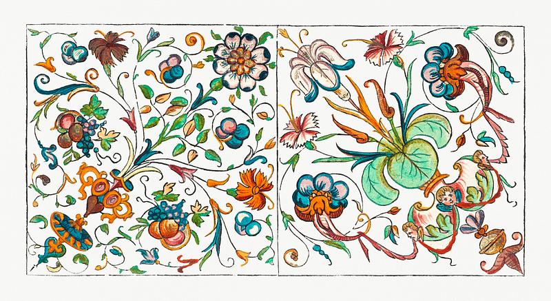 Vintage ornaments from New Modelbüch (1615) by Andreas Bretschneider (1578–1640). Original from The MET Museum. Digitally enhanced by rawpixel. Vintage ornaments from New Modelbüch (1615) by Andreas Bretschneider (1578–1640). Original from The MET Museum.…