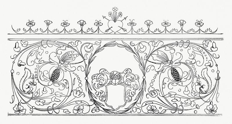 Vintage ornaments from New Modelbüch (1615) by Andreas Bretschneider (1578–1640). Original from The MET Museum. Digitally enhanced by rawpixel. Vintage ornaments from New Modelbüch (1615) by Andreas Bretschneider (1578–1640). Original from The MET Museum.…