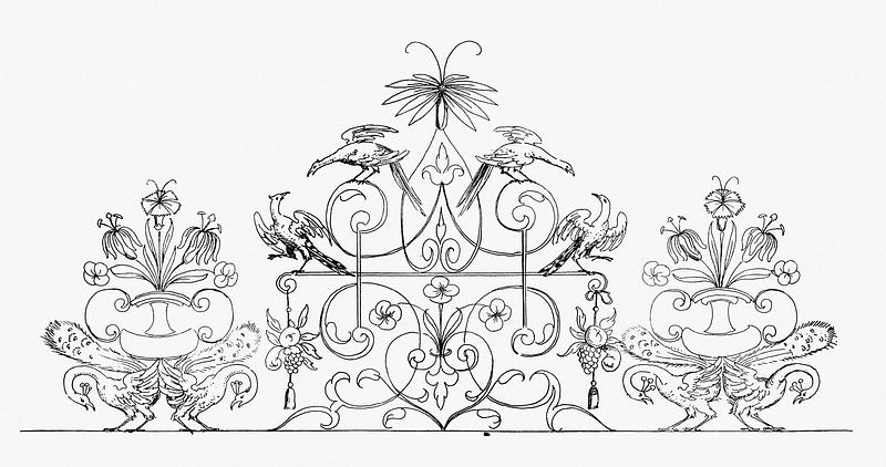 Vintage ornaments from New Modelbüch (1615) by Andreas Bretschneider (1578–1640). Original from The MET Museum. Digitally enhanced by rawpixel. Vintage ornaments from New Modelbüch (1615) by Andreas Bretschneider (1578–1640). Original from The MET Museum.…
