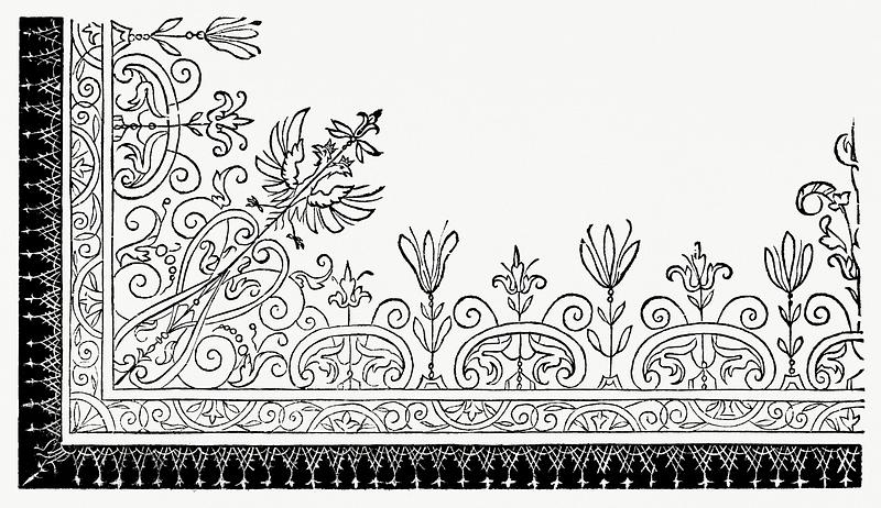 Vintage ornaments from New Modelbüch (1615) by Andreas Bretschneider (1578–1640). Original from The MET Museum. Digitally enhanced by rawpixel. Vintage ornaments from New Modelbüch (1615) by Andreas Bretschneider (1578–1640). Original from The MET Museum.…