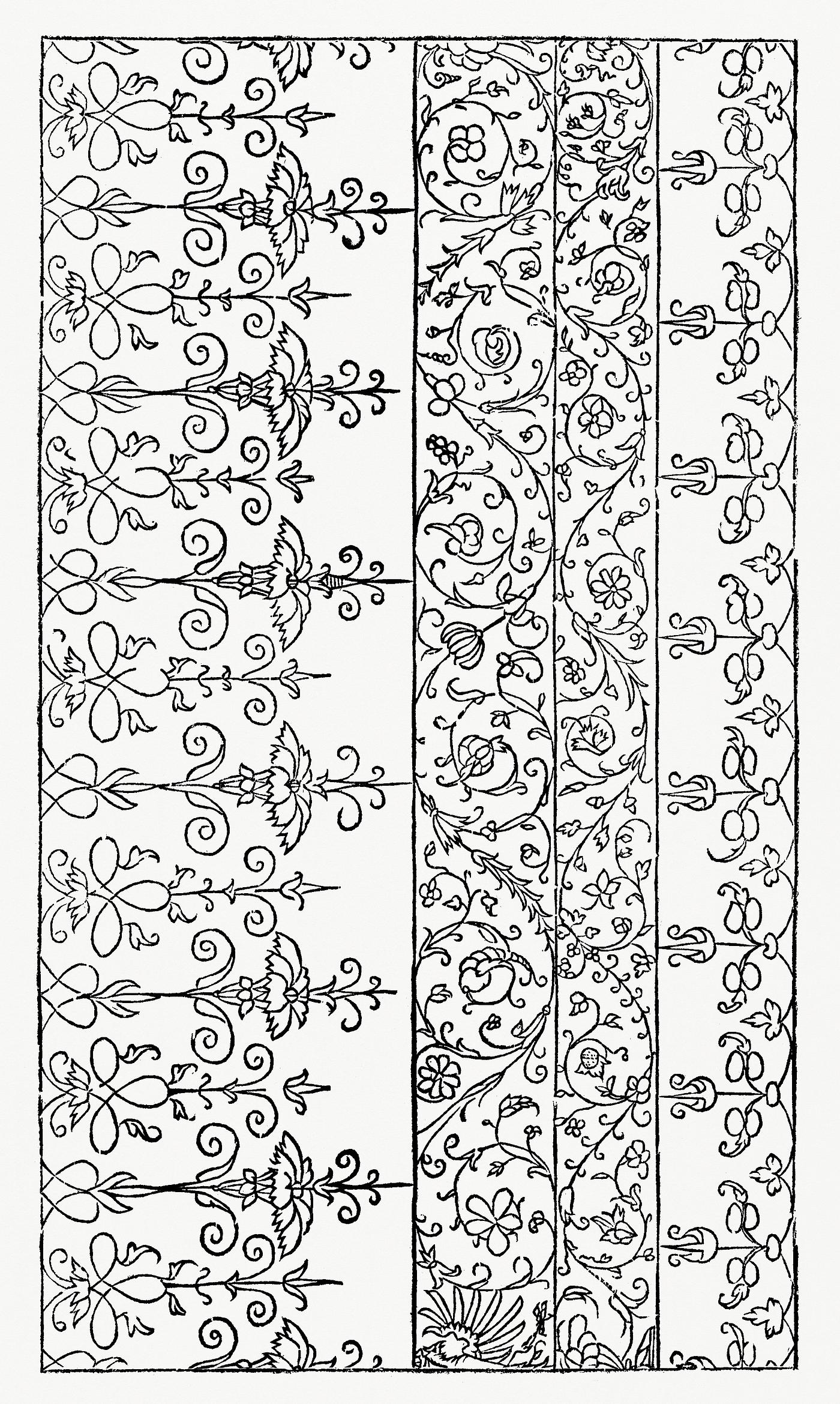 Vintage ornaments from the public domain, modified by rawpixel. Vintage ornaments from the public domain, modified by rawpixel.