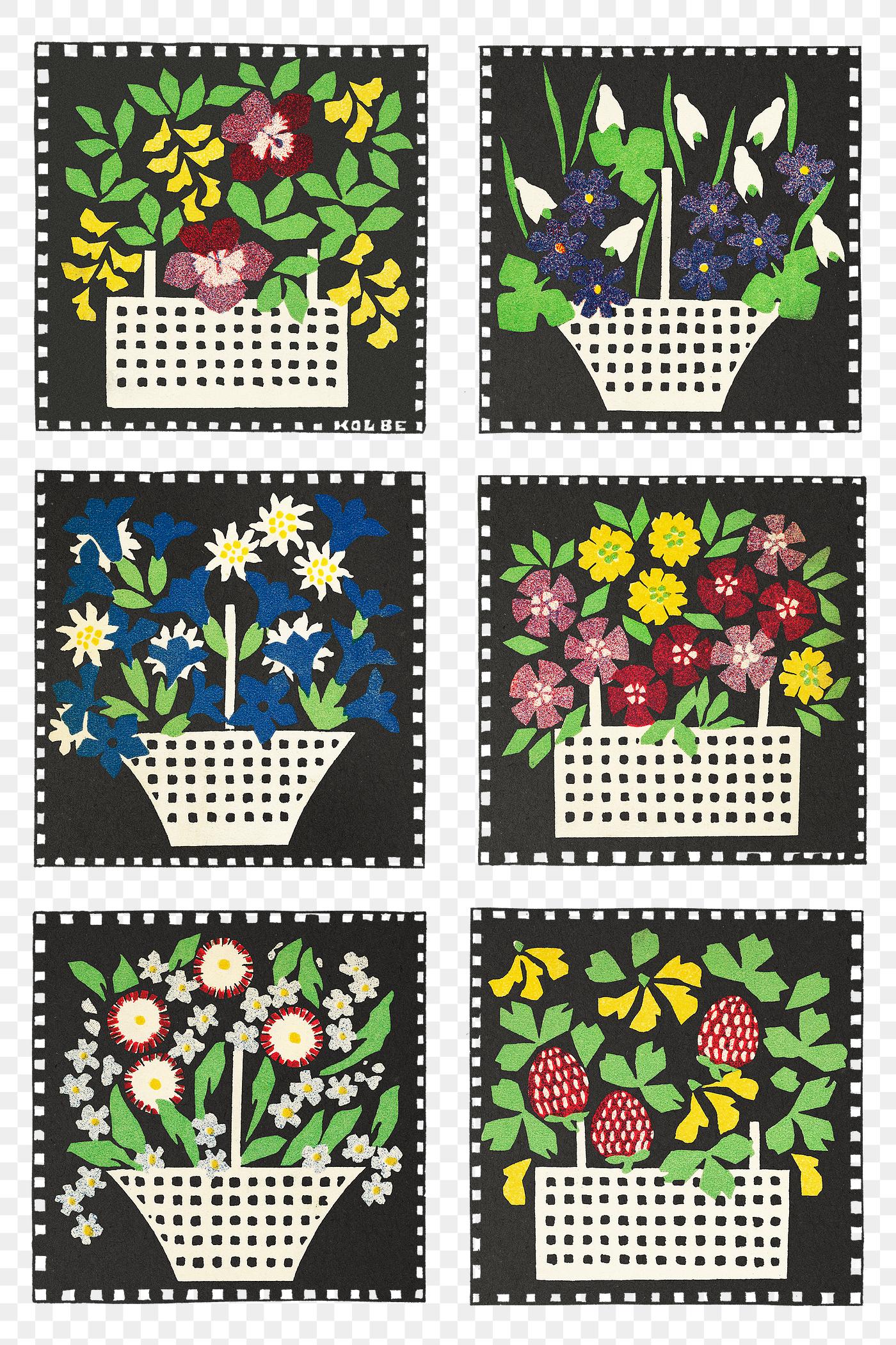 Flowers In A Basket Png Royalty Free Transparent Png 2109404