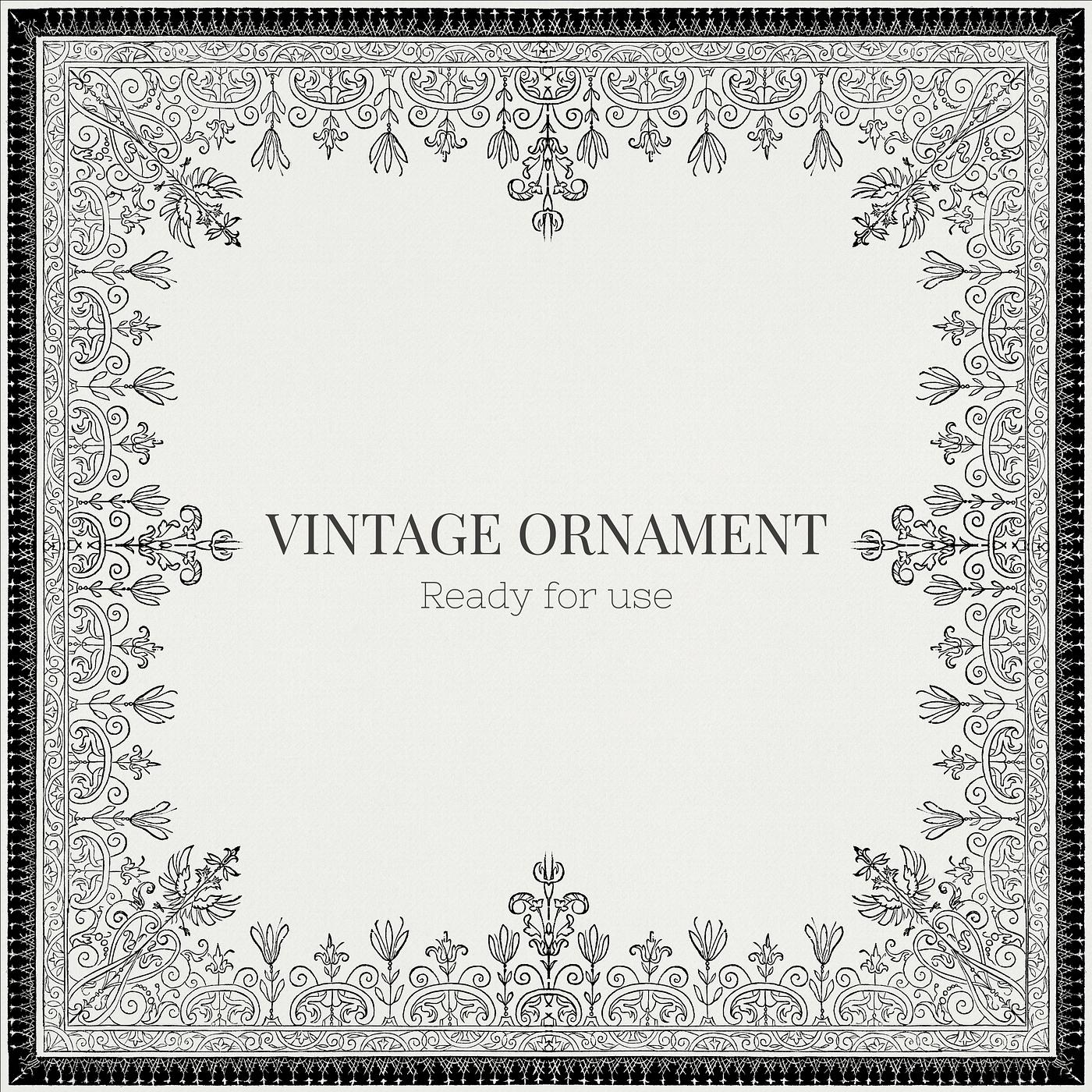 Vintage ornaments from the public domain, modified by rawpixel. Vintage ornaments from the public domain, modified by rawpixel.