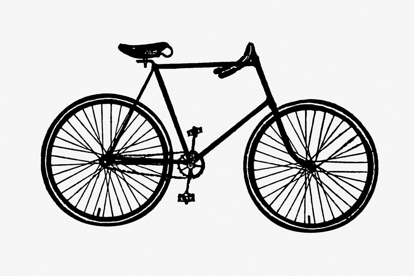 Bicycle in vintage style Bicycle in vintage style published by Gould, Hutton & Co. (1895). Original from the British Library. Digitally enhanced...