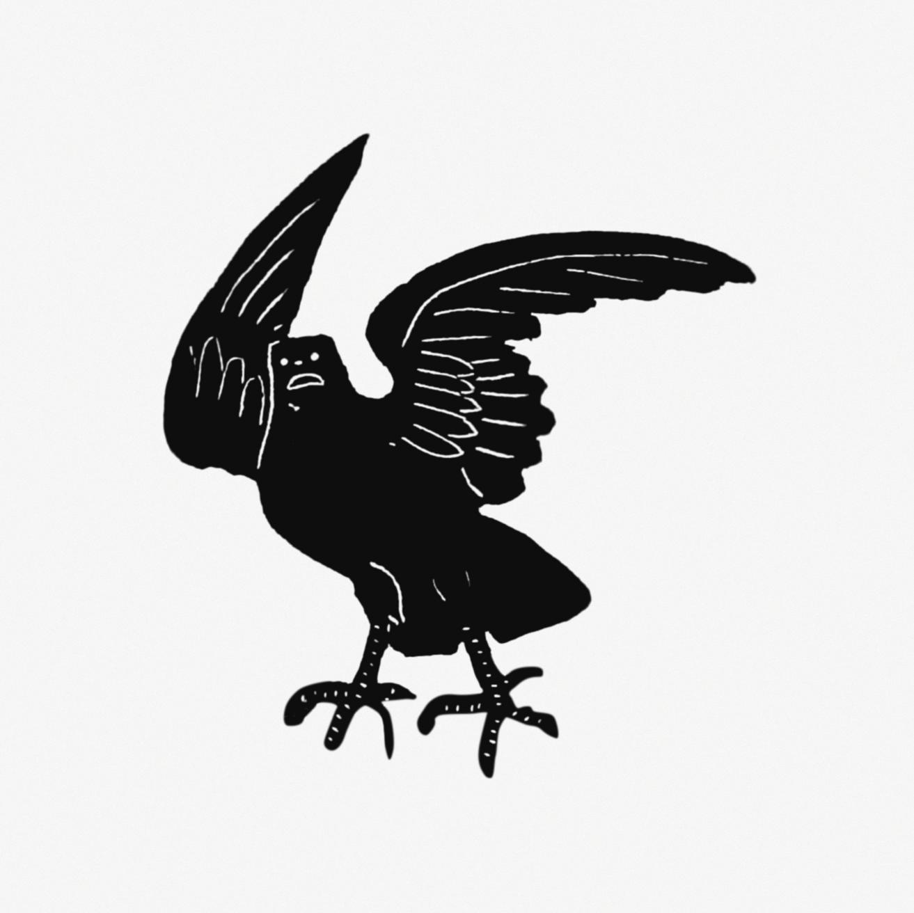 Vintage Victorian style enrgaved crow. Original from the British Library. Digitally enhanced by rawpixel. Vintage Victorian style enrgaved crow. Original from the British Library. Digitally enhanced by rawpixel.