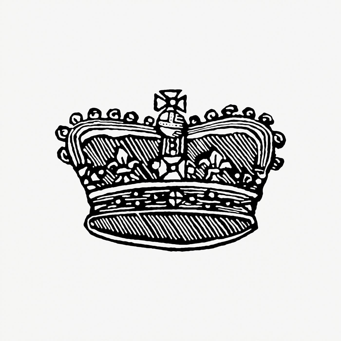 Vintage Victorian style crown.Original from the British Library. Digitally enhanced by rawpixel. Vintage Victorian style crown.Original from the British Library. Digitally enhanced by rawpixel.