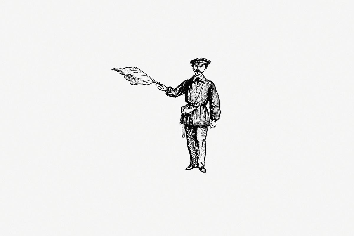 Soldier from the war | Free public domain illustration Soldier from Six Weeks Of Vacation (1880) published by Paul Poiré. Original from the British Library. Digitally enhanced by…