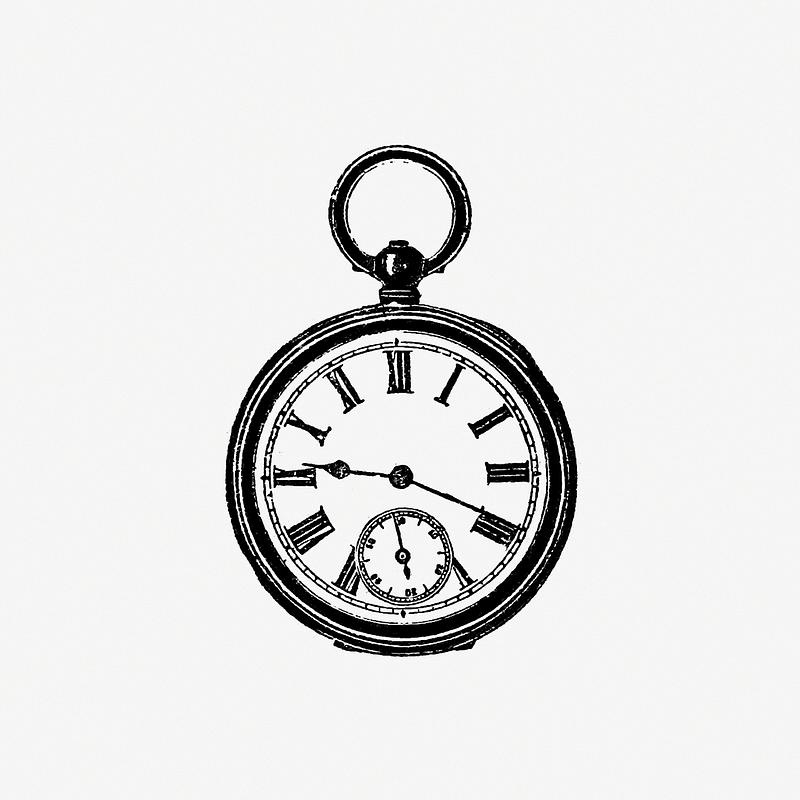 Antique hand watch Antique watch from The Aldine O'er Land and Sea. Library published by 408 no. Aldine Publishing Co. (1890). Original from the…