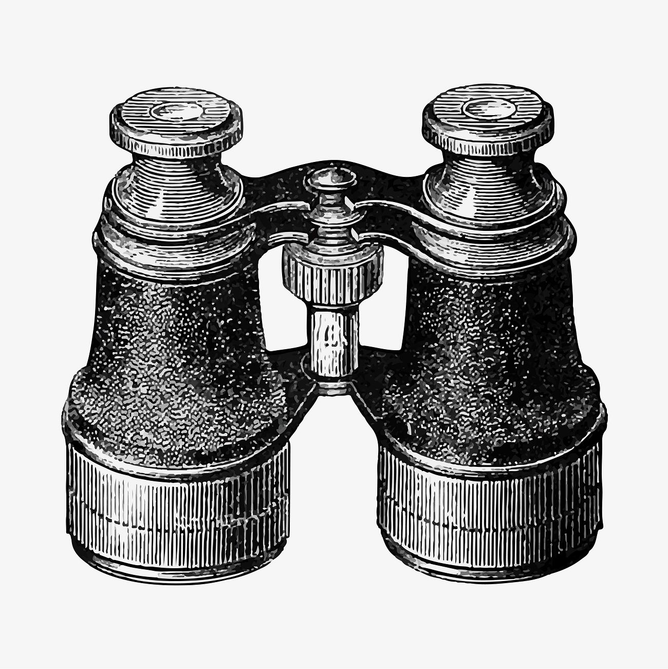 Antique binoculars drawing | Free vector - 573443