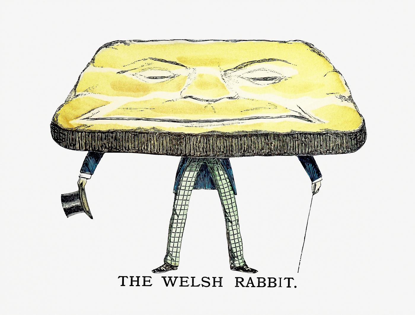 The Welsh rabbit from Un-Natural History Not Taught In Bored Schools, etc published by Simpkin, Marshall & Co. (1883).... The Welsh rabbit from Un-Natural History Not Taught In Bored Schools, etc published by Simpkin, Marshall & Co. (1883)....