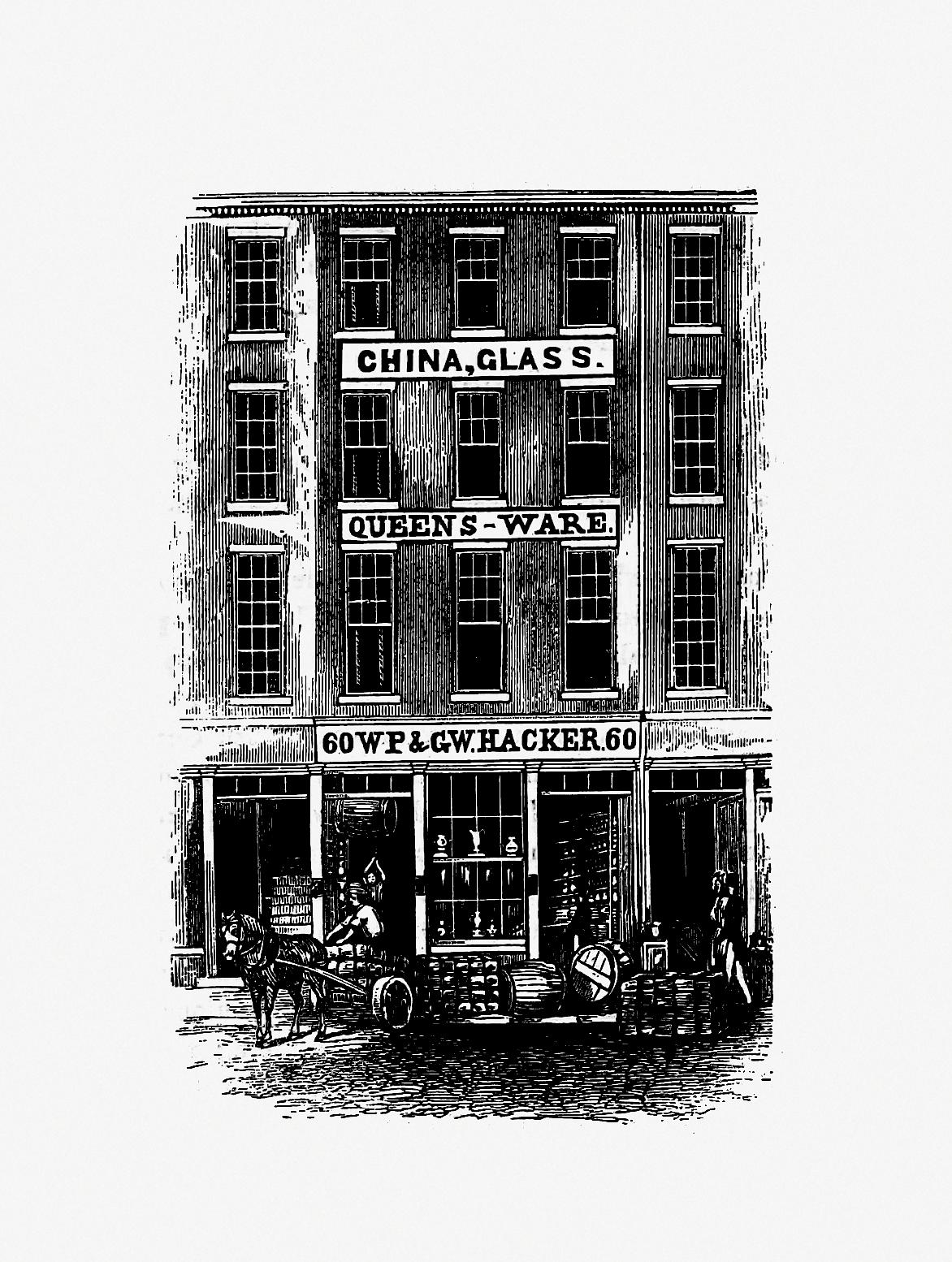 Building facade from Philadelphia As It Is In 1852... With Illustrations And A Map Of The City And Environs (1852). Original... Building facade from Philadelphia As It Is In 1852... With Illustrations And A Map Of The City And Environs (1852). Original...