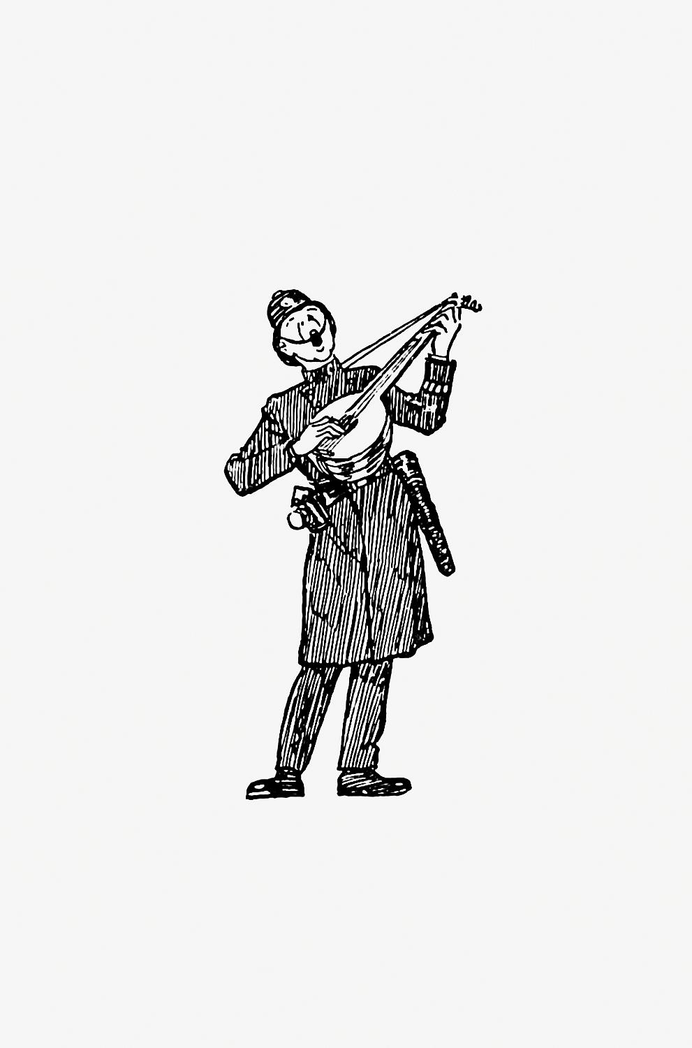 Vintage police musican from Laughing Ann, And Other Poems illustrated by George Morrow (1925). Original from the British... Vintage police musican from Laughing Ann, And Other Poems illustrated by George Morrow (1925). Original from the British...