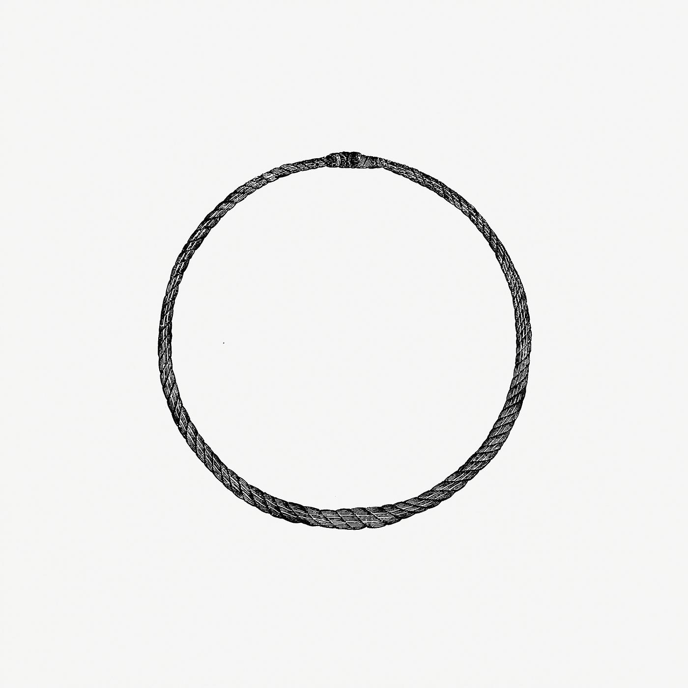 Rope in circle from Illustrated Norway's History by Ole Andreas Øverland (1885). Original from the British... Rope in circle from Illustrated Norway's History by Ole Andreas Øverland (1885). Original from the British...