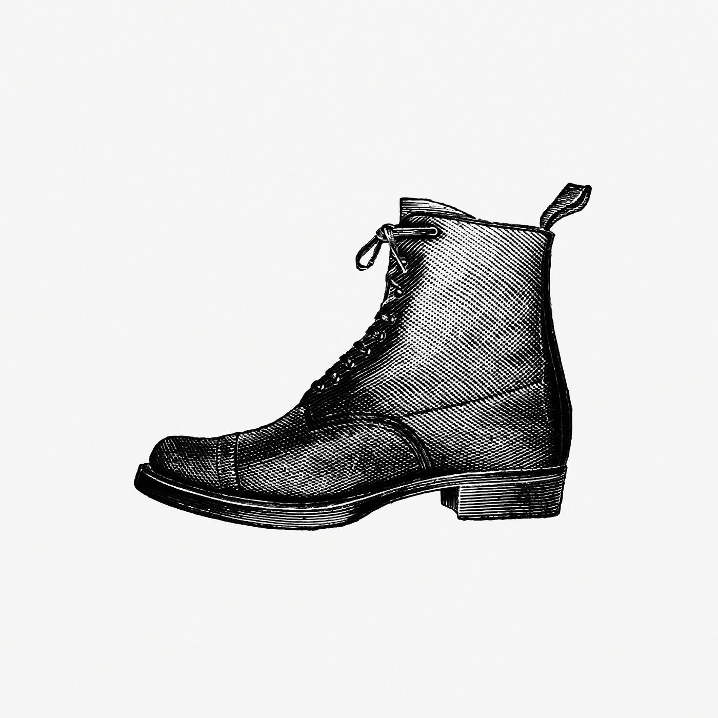 Vintage European style boots illustration from The Young Voyageur by Where to buy at Northampton. An illustrated local... Vintage European style boots illustration from The Young Voyageur by Where to buy at Northampton. An illustrated local...