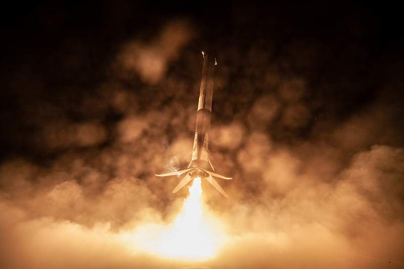 Crew Demo–1 Mission (2019). Original from Official SpaceX Photos. Digitally enhanced by rawpixel.