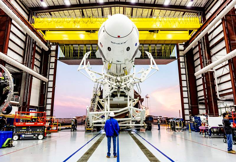 Crew Demo–1 Mission (2019). Original from Official SpaceX Photos. Digitally enhanced by rawpixel.