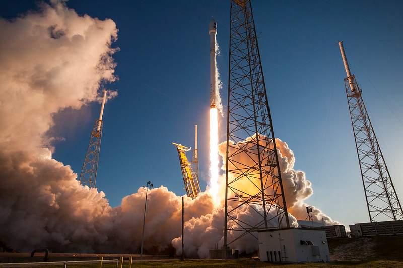 CRS–15 Mission (2018). Original from Official SpaceX Photos. Digitally enhanced by rawpixel.
