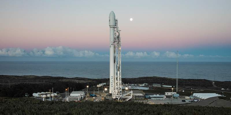 Iridium–1 Mission (2017). Original from Official SpaceX Photos. Digitally enhanced by rawpixel.