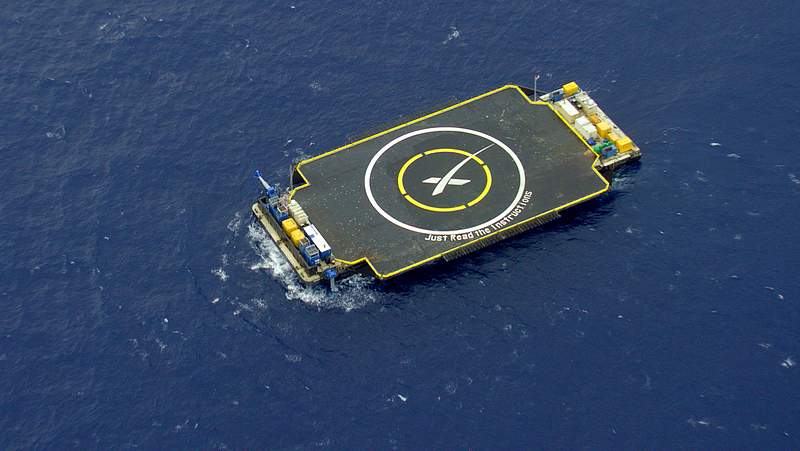 Just Read the Instructions (2015). Original from Official SpaceX Photos. Digitally enhanced by rawpixel.