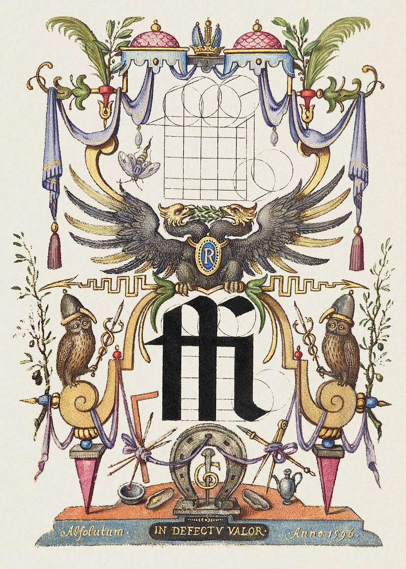 Guide for Constructing the Ligature ffi from Mira Calligraphiae Monumenta or The Model Book of Calligraphy (1561–1596)…