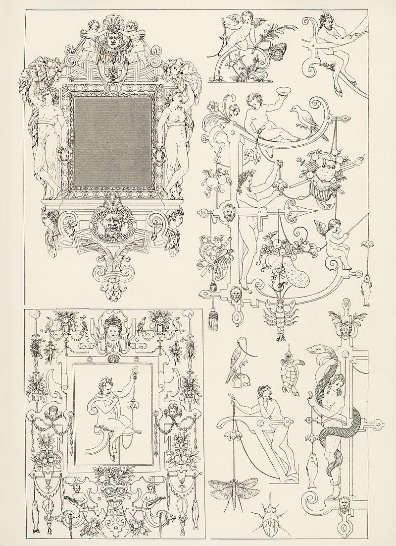 Pattern from L'ornement Polychrome (1888) by Albert Racinet (1825–1893). Digitally enhanced from our own original 1888 edition. Pattern from L'ornement Polychrome (1888) by Albert Racinet (1825–1893). Digitally enhanced from our own original 1888…