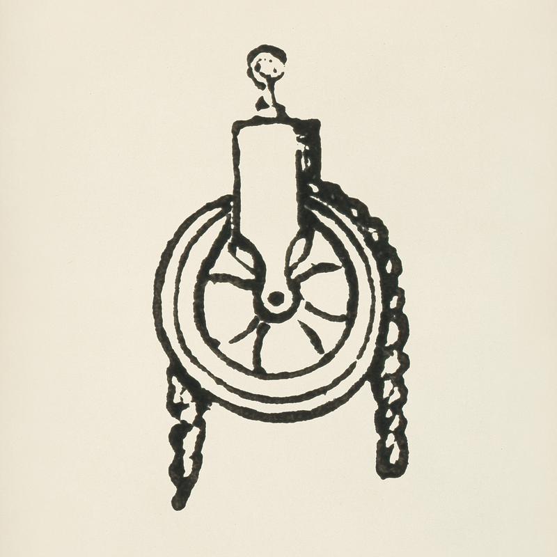 Pulley icon from L'ornement Polychrome (1888) by Albert Racinet (1825–1893). Digitally enhanced from our own original 1888 edition. Pulley icon from L'ornement Polychrome (1888) by Albert Racinet (1825–1893). Digitally enhanced from our own original…