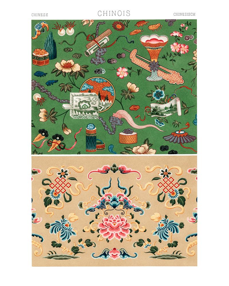 Find inspiration from the works of several notable artists in the 19th century through Albert Racinet (1825–1893)’s L'ornement Polychrome, digitally enhanced from our own original 1888 edition. Colored lithographs of historic designs taken from fabrics, frescoes, manuscripts, mosaics, and architectures around the world were turned into lithographs by artists and designers of Racinet’s time. Racinet published the works with the intention to inspire designers and decorators of his time. His fine selection could still serve as inspiration for modern-day designers and artists. Find inspiration from the works of several notable artists in the 19th century through Albert Racinet…