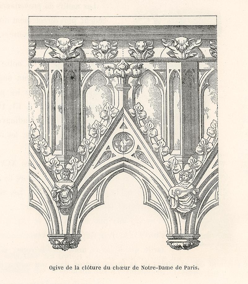 Decorative element from Notre-Dam from L'ornement Polychrome (1888) by Albert Racinet (1825–1893). Digitally enhanced from our own original 1888 edition. Decorative element from Notre-Dam from L'ornement Polychrome (1888) by Albert Racinet (1825–1893). Digitally enhanced…