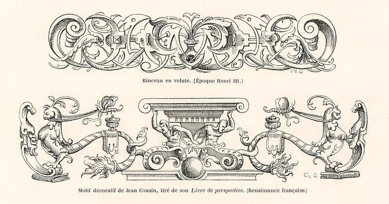 Renaissance ornamental designs from L'ornement Polychrome (1888) by Albert Racinet (1825–1893). Digitally enhanced from our own original 1888 edition Renaissance ornamental designs from L'ornement Polychrome (1888) by Albert Racinet (1825–1893). Digitally enhanced from…