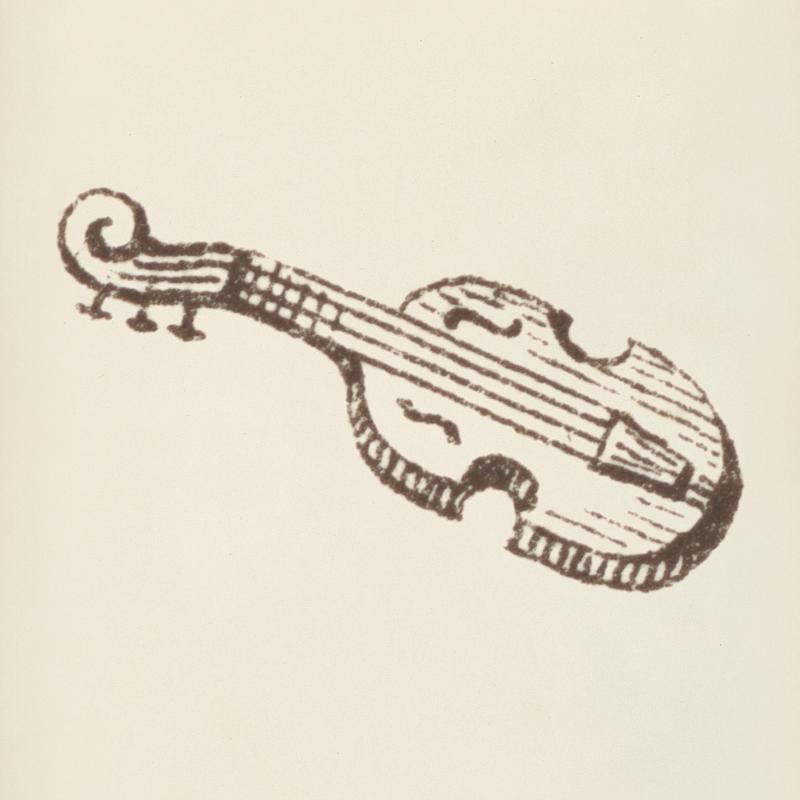 Violin icon from L'ornement Polychrome (1888) by Albert Racinet (1825–1893). Digitally enhanced from our own original 1888 edition. Violin icon from L'ornement Polychrome (1888) by Albert Racinet (1825–1893). Digitally enhanced from our own original…